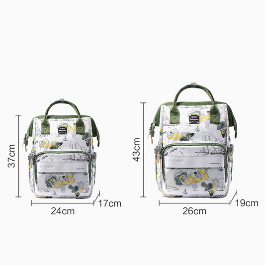 Multifunctional Diaper Storage Bag (Mercado Cheetah Blue)