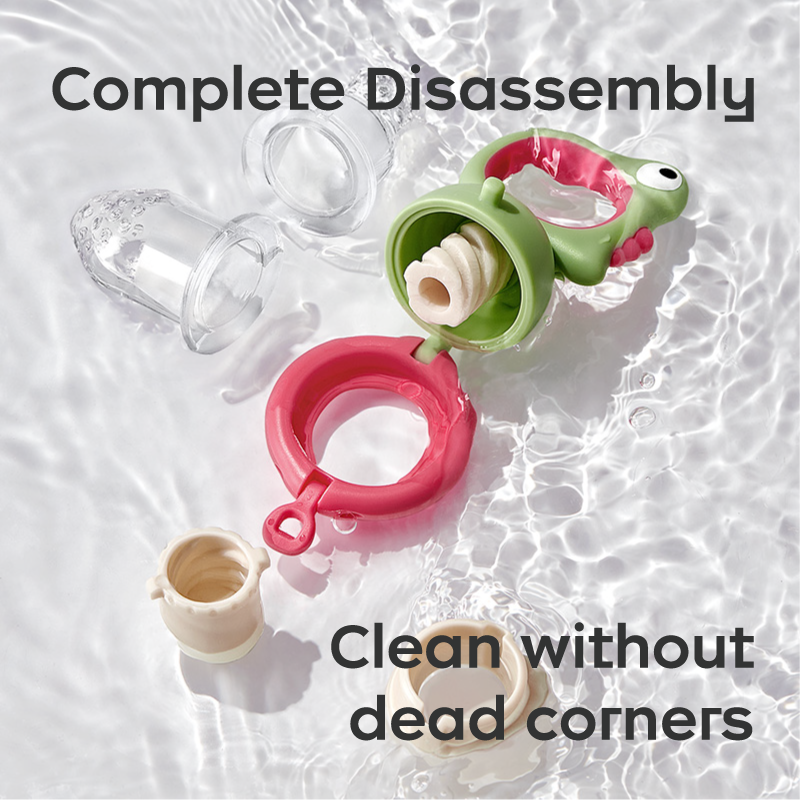 Baby Food & Fruit Feeder Pacifier (S+L)