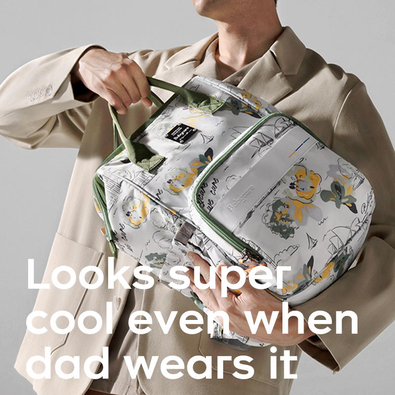 Multifunctional Diaper Storage Bag (Seliman Green)