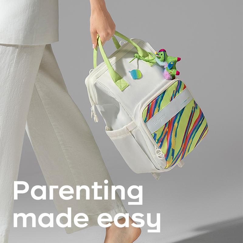 Limited Edition — Multifunctional Diaper Storage Bag (Starry Grey-Green)