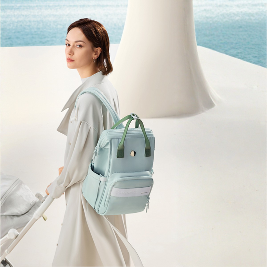 Limited Edition — Multifunctional Diaper Storage Bag (Starry Grey-Green)